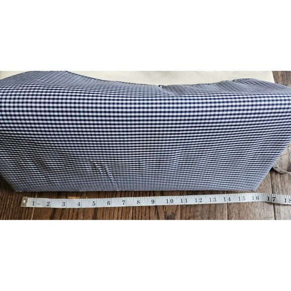 Vineyard Vines Martha's Vineyard Deep Bay Gingham Canvas Tote Bag - Picture 9 of 10